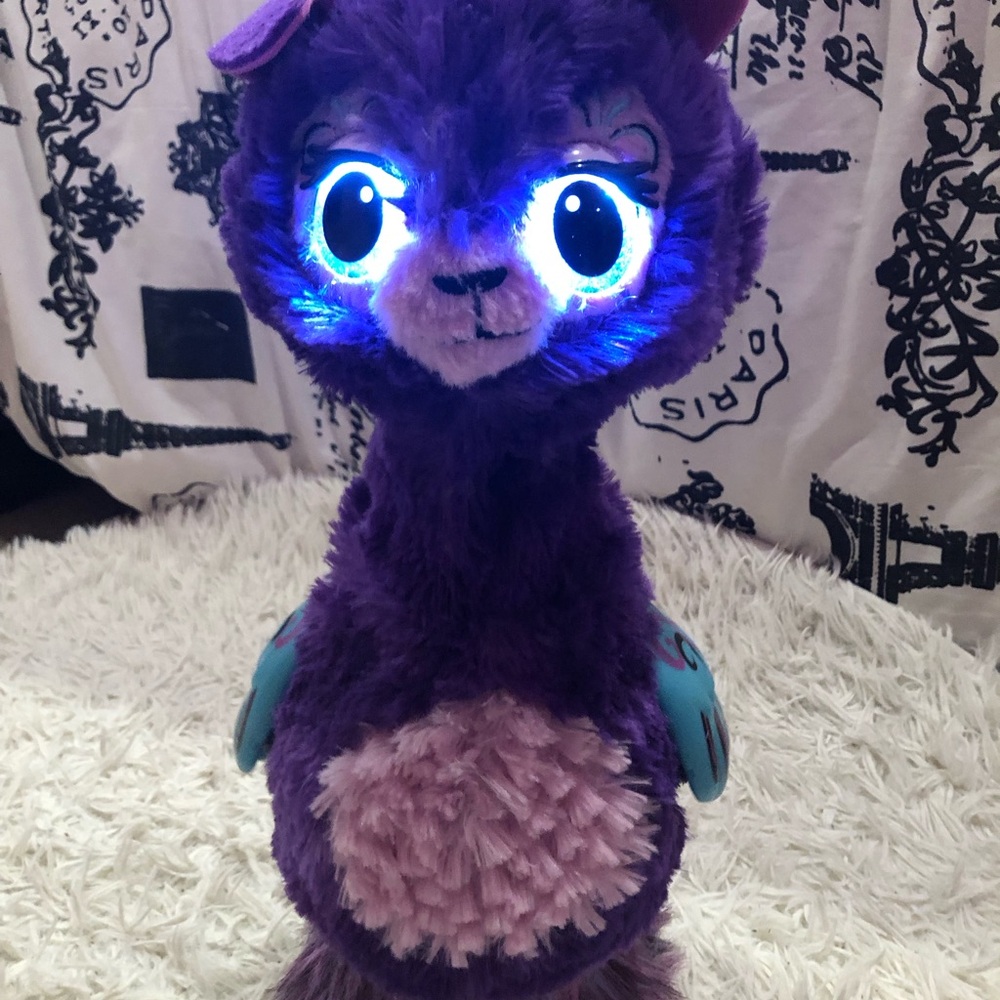 Hatchimals Wow Llalacorn Interactive Toy Plush